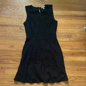 Banana Republic Black Lace Sleeveless Mini Dress